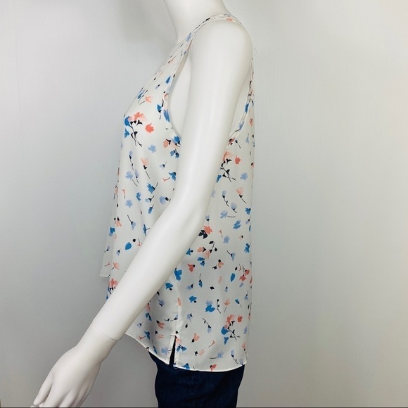 Joie M Erla High/Low Floral Blouse - Picture 4 of 9